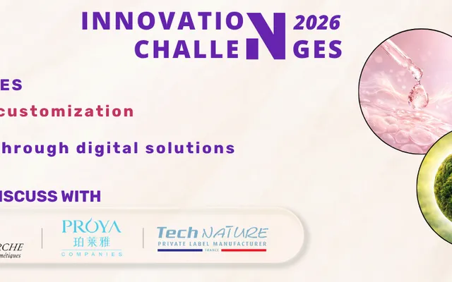 Challenges Innovation de COSMETIC 360 – Les leaders industriels se mobilisent pour challenger vos projets d’innovation