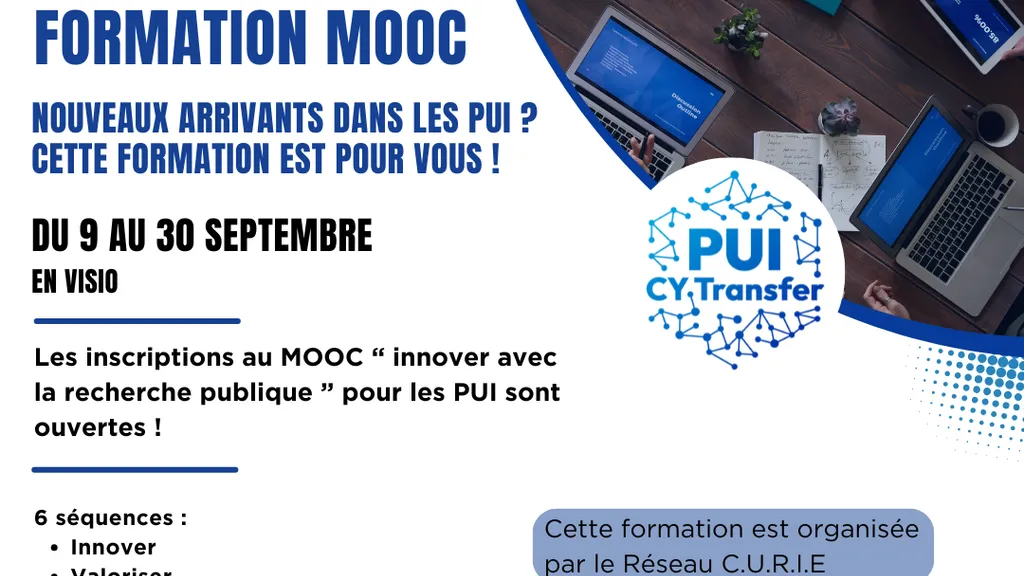 Image d'illustration pour le MOOC "Innover avec la recherche publique"